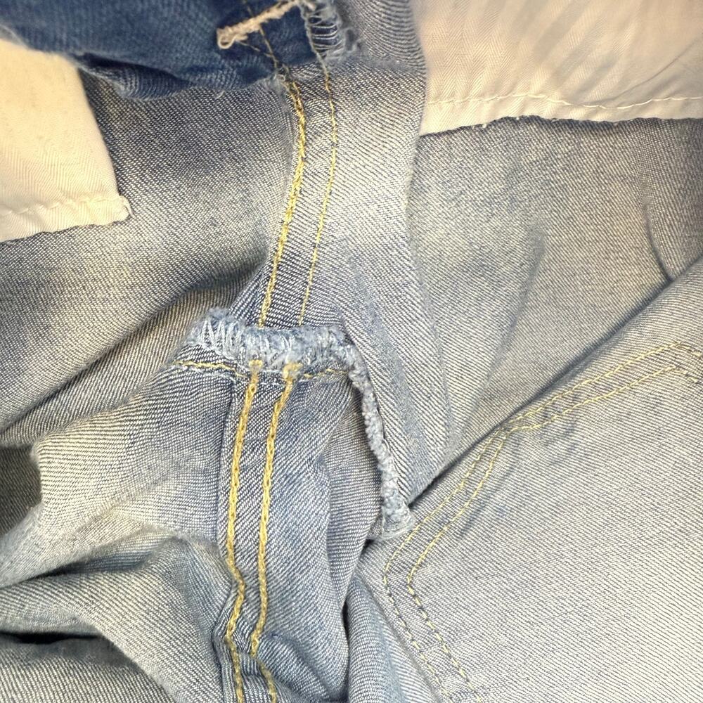 7 for All Mankind Jeans Girls 14 Light Blue Josefina Skinny Boyfriend Preppy - Picture 8 of 15